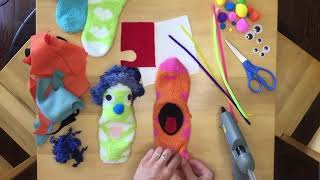 Comment faire une marionnette chaussette [upl. by Dasie107]