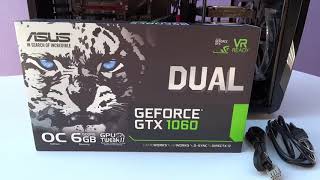 ASUS GTX 1060 6GB DUAL OC Unboxing Review and Installation [upl. by Marice]