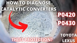 How to Diagnose a bad Catalytic Converter on Toyota and Lexus [upl. by Stambaugh473]