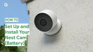 How To SetUp and Install Your Nest Cam [upl. by Gusti]