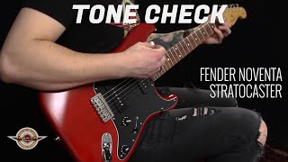 TONE CHECK Fender Noventa Stratocaster Guitar Demo  No Talking [upl. by Adnarram]