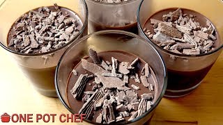 2 Ingredient Chocolate Mousse  One Pot Chef [upl. by Animaj]