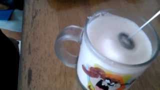 Aerolatte Review Frothing Cold Milk In Under 1 Minute [upl. by Sadowski]